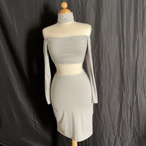 2 piece cocktail dress